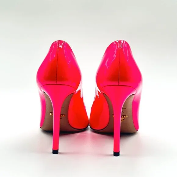 Prada Neon Pink Pumps- Size 36.5 - Picture 13 of 14
